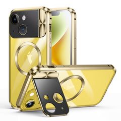 Large Window Holder MagSafe Magnetic Metal Phone Case, For iPhone 15 Pro Max, For iPhone 15 Pro, For iPhone 14, For iPhone 14 Pro, For iPhone 15
