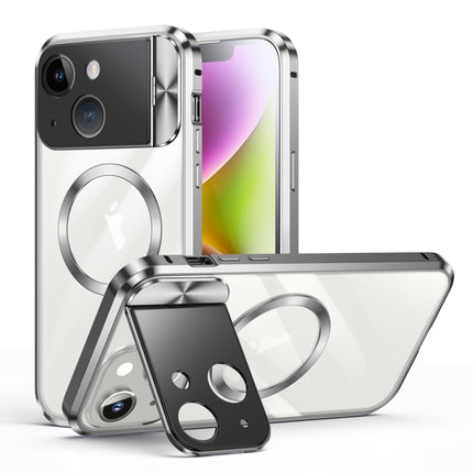 Large Window Holder MagSafe Magnetic Metal Phone Case, For iPhone 15 Pro Max, For iPhone 15 Pro, For iPhone 14, For iPhone 14 Pro, For iPhone 15
