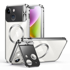 Large Window Holder MagSafe Magnetic Metal Phone Case, For iPhone 15 Pro Max, For iPhone 15 Pro, For iPhone 14, For iPhone 14 Pro, For iPhone 15