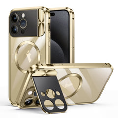 Large Window Holder MagSafe Magnetic Metal Phone Case, For iPhone 15 Pro Max, For iPhone 15 Pro, For iPhone 14, For iPhone 14 Pro, For iPhone 15