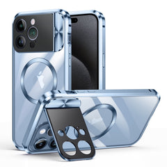 Large Window Holder MagSafe Magnetic Metal Phone Case, For iPhone 15 Pro Max, For iPhone 15 Pro, For iPhone 14, For iPhone 14 Pro, For iPhone 15
