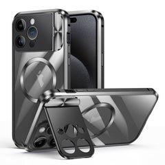 Large Window Holder MagSafe Magnetic Metal Phone Case, For iPhone 15 Pro Max, For iPhone 15 Pro, For iPhone 14, For iPhone 14 Pro, For iPhone 15