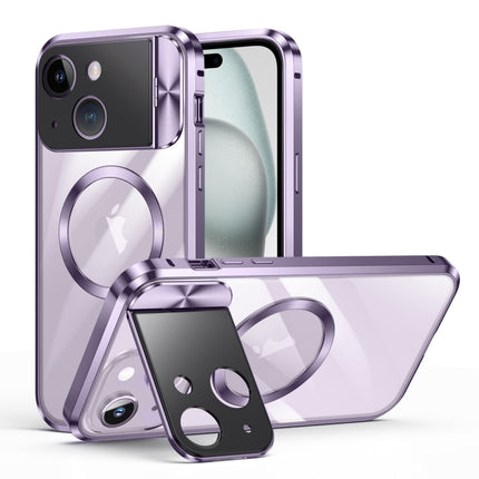 Large Window Holder MagSafe Magnetic Metal Phone Case, For iPhone 15 Pro Max, For iPhone 15 Pro, For iPhone 14, For iPhone 14 Pro, For iPhone 15