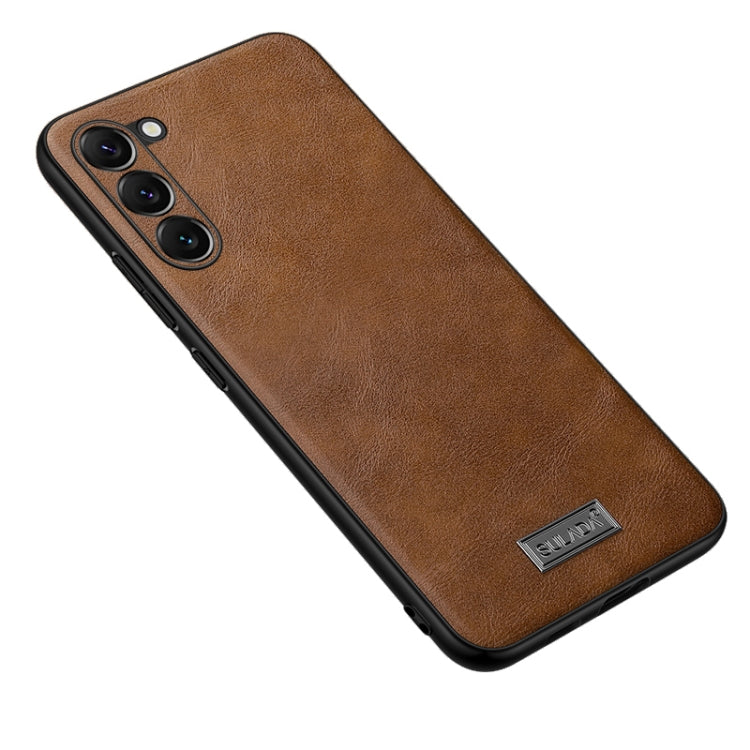 SULADA Shockproof TPU Hybrid Handmade Leather Phone Case, Series 1