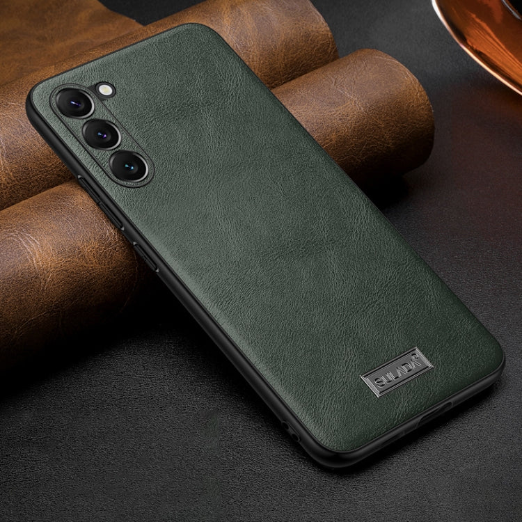 SULADA Shockproof TPU Hybrid Handmade Leather Phone Case, Series 1