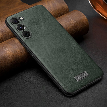 SULADA Shockproof TPU Hybrid Handmade Leather Phone Case