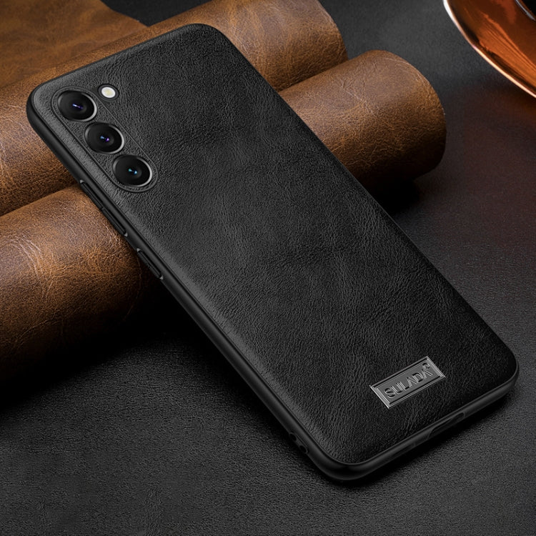 SULADA Shockproof TPU Hybrid Handmade Leather Phone Case, For Samsung Galaxy S25 5G, For Samsung Galaxy S25+ 5G, For Samsung Galaxy S24+ 5G, For Samsung Galaxy S24 5G, For Samsung Galaxy S23+ 5G