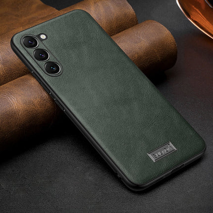 SULADA Shockproof TPU Hybrid Handmade Leather Phone Case