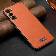 SULADA Shockproof TPU Hybrid Handmade Leather Phone Case, For Samsung Galaxy S25 5G, For Samsung Galaxy S25+ 5G, For Samsung Galaxy S24+ 5G, For Samsung Galaxy S24 5G, For Samsung Galaxy S23+ 5G