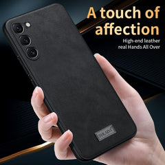 SULADA Shockproof TPU Hybrid Handmade Leather Phone Case, For Samsung Galaxy S25 5G, For Samsung Galaxy S25+ 5G, For Samsung Galaxy S24+ 5G, For Samsung Galaxy S24 5G, For Samsung Galaxy S23+ 5G