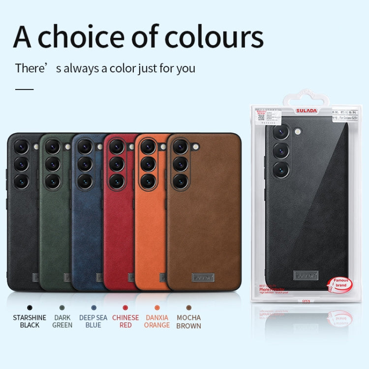 SULADA Shockproof TPU Hybrid Handmade Leather Phone Case, Series 1