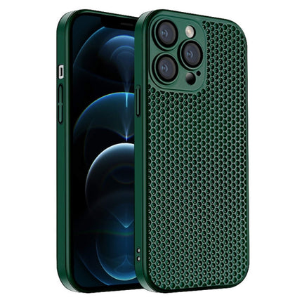 Honeycomb Radiating PC Phone Case, For iPhone 13, For iPhone 12, For iPhone 12 Pro Max