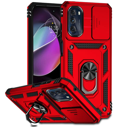 Sliding Camshield Holder Phone Case, For Motorola Moto G 5G 2022