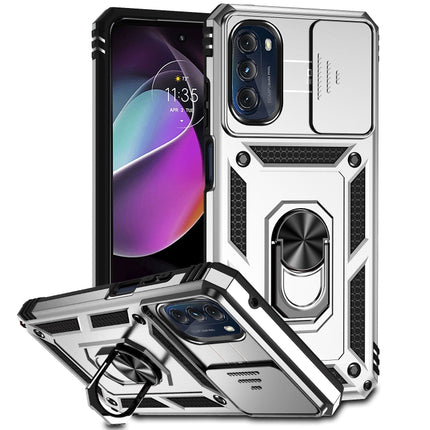 Sliding Camshield Holder Phone Case, For Motorola Moto G 5G 2022