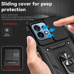 Sliding Camshield Holder Phone Case, For Motorola Moto X40 Pro, For Motorola Edge 2022, For Motorola Moto G32