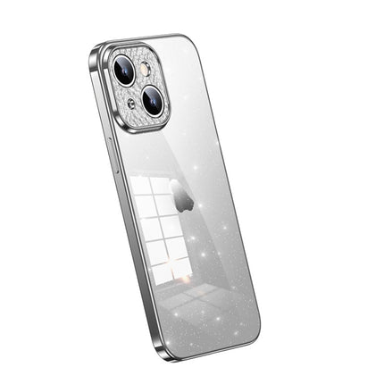 SULADA Electroplated Transparent Glittery TPU Phone Case, For iPhone 15 Pro Max, For iPhone 14 Plus, For iPhone 15 Pro, For iPhone 14, For iPhone 14 Pro, For iPhone 15 Plus