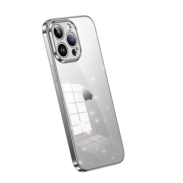SULADA Electroplated Transparent Glittery TPU Phone Case, For iPhone 15 Pro Max, For iPhone 14 Plus, For iPhone 15 Pro, For iPhone 14, For iPhone 15 Plus, For iPhone 14 Pro