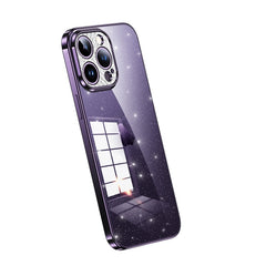SULADA Electroplated Transparent Glittery TPU Phone Case, For iPhone 15 Pro Max, For iPhone 14 Plus, For iPhone 14, For iPhone 15 Pro, For iPhone 15 Plus, For iPhone 14 Pro