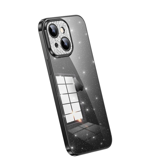 SULADA Electroplated Transparent Glittery TPU Phone Case, For iPhone 15, For iPhone 14 Pro Max, For iPhone 13 Pro Max, For iPhone 13 Pro, For iPhone 13, For iPhone 12