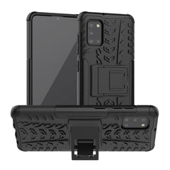 Tire Texture Shockproof TPU+PC Protective Case，with Holder