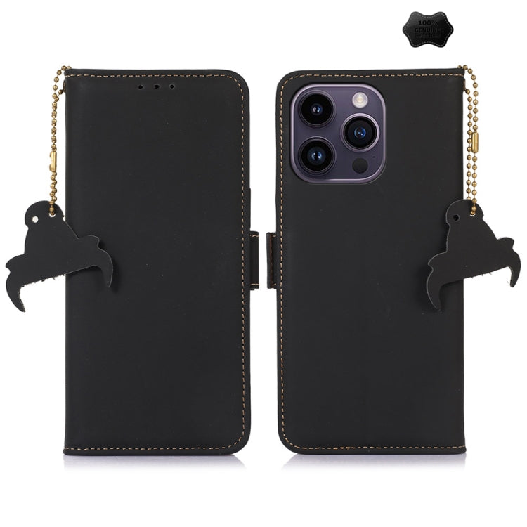 Genuine Leather Magnetic RFID Leather Phone Case, For iPhone 16 Pro Max, For iPhone 16 Pro, For iPhone 15 Pro Max, For iPhone 15 Pro, For iPhone 15 Plus, For iPhone 15