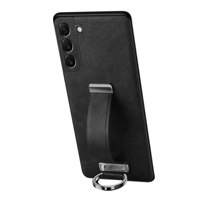 SULADA PC Hybrid Leather Texture Skin Feel Shockproof Phone Case, For Samsung Galaxy S23 5G