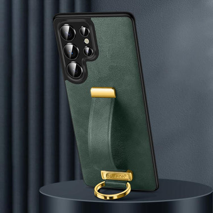 SULADA PC Hybrid Leather Texture Skin Feel Shockproof Phone Case