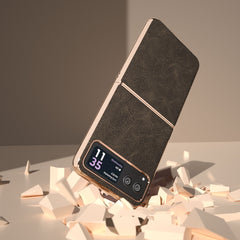Nano Plating Dream Litchi Texture PU Phone Case, For Motorola Razr 40