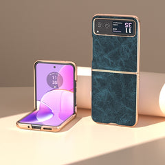 Nano Plating Dream Litchi Texture PU Phone Case, For Motorola Razr 40