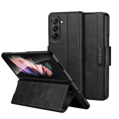SULADA All-inclusive Magnetic Snap Flip Leather Phone Case