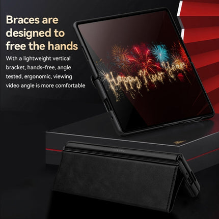 SULADA All-inclusive Magnetic Snap Flip Leather Phone Case