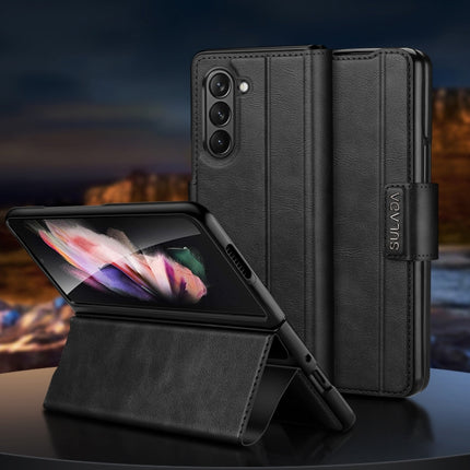 SULADA All-inclusive Magnetic Snap Flip Leather Phone Case