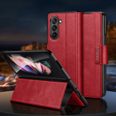 SULADA All-inclusive Magnetic Snap Flip Leather Phone Case