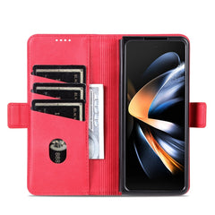 AZNS Magnetic Calf Texture Flip Leather Phone Case