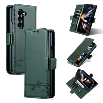 AZNS Magnetic Calf Texture Flip Leather Phone Case, For Samsung Galaxy Z Fold5 5G, For Samsung Galaxy Z Flip5 5G
