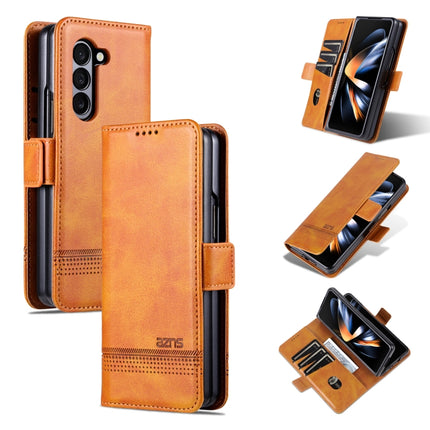 AZNS Magnetic Calf Texture Flip Leather Phone Case, For Samsung Galaxy Z Fold5 5G, For Samsung Galaxy Z Flip5 5G