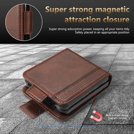 AZNS Magnetic Calf Texture Flip Leather Phone Case, For Samsung Galaxy Z Fold5 5G, For Samsung Galaxy Z Flip5 5G
