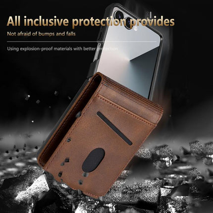 AZNS Magnetic Calf Texture Flip Leather Phone Case, For Samsung Galaxy Z Fold5 5G, For Samsung Galaxy Z Flip5 5G