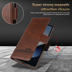 AZNS Magnetic Calf Texture Flip Leather Phone Case