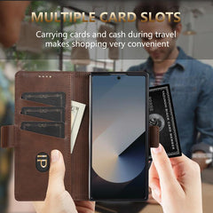 AZNS Magnetic Calf Texture Flip Leather Phone Case