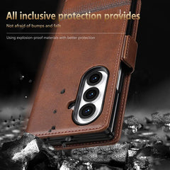 AZNS Magnetic Calf Texture Flip Leather Phone Case