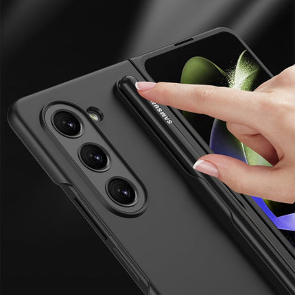 GKK Ultra-thin Full Coverage Phone Flip Case with Pen Slot, For Samsung Galaxy Z Fold5
