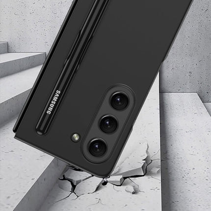 GKK Ultra-thin Full Coverage Phone Flip Case with Pen Slot, For Samsung Galaxy Z Fold5