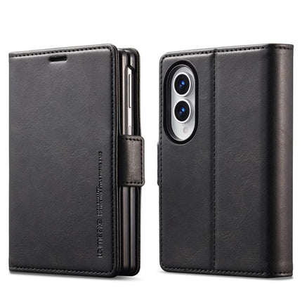 LC.IMEEKE RFID Anti-theft Leather Phone Case, For Galaxy Z Fold8 Ultra 5G, For Galaxy Z Flip8 5G, For Samsung Galaxy Z Flip6 / Flip7 FE, For Samsung Galaxy Z Fold7 5G, For Samsung Galaxy Z Flip7 5G, For Samsung Galaxy Z Fold6 5G
