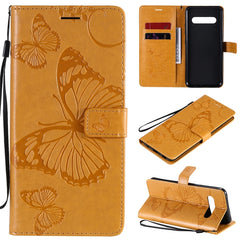 3D Butterflies Embossing Pattern Horizontal Flip Leather Case with Holder & Card Slot & Wallet, For LG V60, For Motorola Moto G Power, For Motorola Moto G8 Power Lite, For OPPO Realme 6