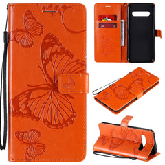 3D Butterflies Embossing Pattern Horizontal Flip Leather Case with Holder & Card Slot & Wallet, For LG V60, For Motorola Moto G Power, For Motorola Moto G8 Power Lite, For OPPO Realme 6