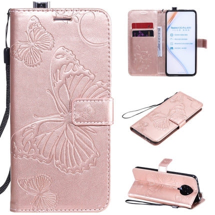 3D Butterflies Embossing Pattern Horizontal Flip Leather Case with Holder & Card Slot & Wallet, For Sony Xperia L4, For Sony Xperia 10 II, For Xiaomi Redmi K30 Pro