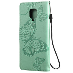 3D Butterflies Embossing Pattern Horizontal Flip Leather Case with Holder & Card Slot & Wallet