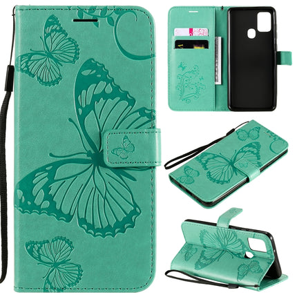 3D Butterflies Embossing Pattern Horizontal Flip Leather Case with Holder & Card Slot & Wallet, For Samsung Galaxy A11, For Samsung Galaxy A21s, For Samsung Galaxy A31