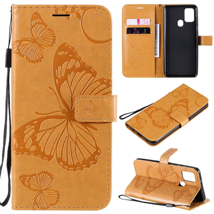 3D Butterflies Embossing Pattern Horizontal Flip Leather Case with Holder & Card Slot & Wallet
